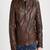 Men's genuine lambskin leather jacket leather motorcycle biker racer style jacket-cl-m139