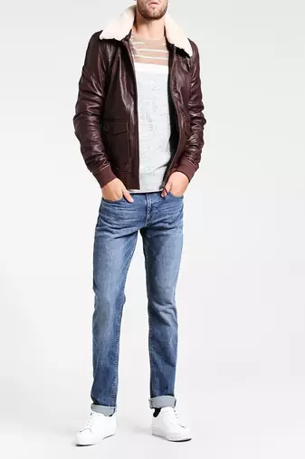 men's genuine lambskin leather biker jacket classic moto zip style exclusive featured
