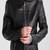 Men's genuine lambskin leather jacket leather motorcycle biker racer style jacket-cl-m143