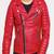 Men's genuine lambskin leather jacket leather motorcycle biker racer style jacket-cl-m146