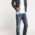 Men's genuine lambskin leather jacket leather motorcycle biker racer style jacket-cl-m147
