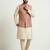 Gold banarasi dupion premium designer festive wear kurta pyjama with jacket set