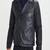 Men's black genuine lambskin leather motorcycle jacket slim fit designer men biker jacket-l154