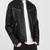 Men's genuine lambskin leather jacket leather motorcycle biker racer style jacket-cl-m156