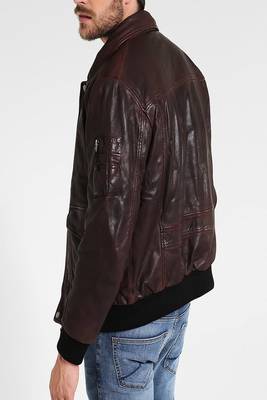 men's genuine lambskin leather biker jacket classic moto zip style modern timeless 2