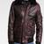 Men's genuine lambskin leather jacket leather motorcycle biker racer style jacket-cl-m157