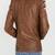 Men's genuine lambskin leather jacket leather motorcycle biker racer style jacket-cl-m160