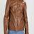 Men's genuine lambskin leather jacket leather motorcycle biker racer style jacket-cl-m160