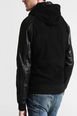 men's genuine lambskin leather biker jacket classic moto zip style modern special 2