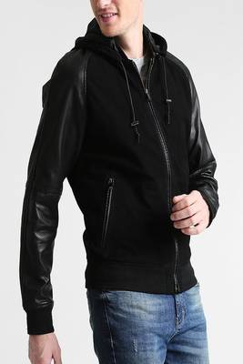 men's genuine lambskin leather biker jacket classic moto zip style modern special 1