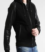 Men's genuine lambskin leather jacket leather motorcycle biker racer style jacket-cl-m165