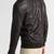 Men's genuine lambskin leather jacket leather motorcycle biker racer style jacket-cl-m166