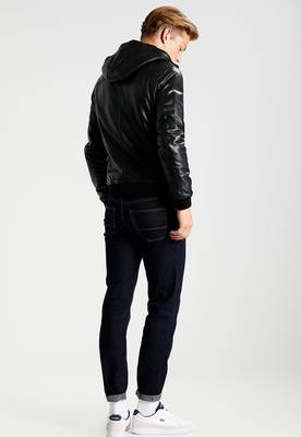men's genuine lambskin leather biker jacket classic moto zip style modern top grade 2