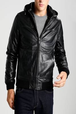 men's genuine lambskin leather biker jacket classic moto zip style modern top grade 1