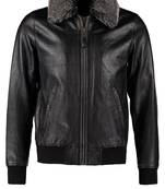 Men's genuine lambskin leather jacket leather motorcycle biker racer style jacket-cl-m169