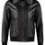 Men's genuine lambskin leather jacket leather motorcycle biker racer style jacket-cl-m169