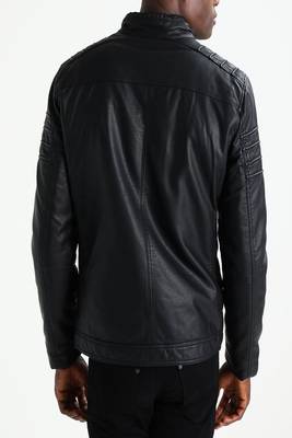 men's genuine lambskin leather biker jacket classic moto zip style modern ultimate 2