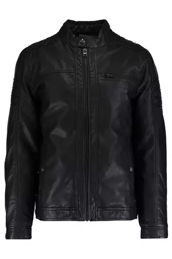 men's genuine lambskin leather biker jacket classic moto zip style modern ultimate