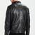 Men's genuine lambskin leather jacket leather motorcycle biker racer style jacket-cl-m173