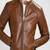 Men's genuine lambskin leather jacket leather motorcycle biker racer style jacket-cl-m177