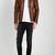 Men's genuine lambskin leather jacket leather motorcycle biker racer style jacket-cl-m177