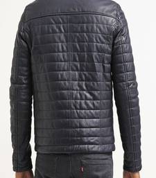 Men's genuine lambskin leather jacket leather motorcycle biker racer style jacket-cl-m179
