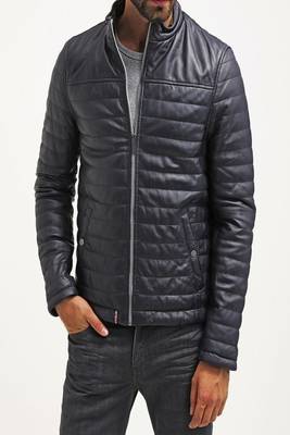 men's genuine lambskin leather biker jacket classic moto zip style stylish authentic 1