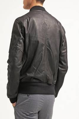 men's genuine lambskin leather biker jacket classic moto zip style stylish genuine 2