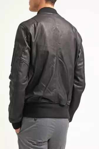 men's genuine lambskin leather biker jacket classic moto zip style stylish genuine