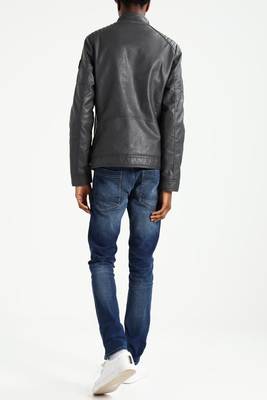 men's genuine lambskin leather biker jacket classic moto zip style stylish superior 2