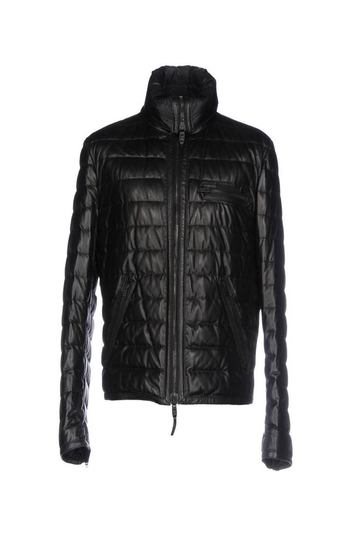 Men's genuine lambskin leather jacket leather motorcycle biker racer style jacket-cl-m183