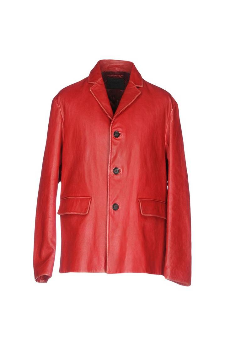 Men's genuine lambskin leather jacket leather motorcycle biker racer style jacket-cl-m185