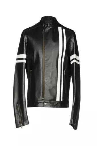 men's genuine lambskin leather biker jacket classic moto zip style stylish luxury
