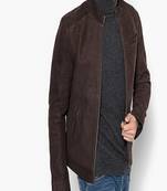 Men's genuine lambskin leather jacket leather motorcycle biker racer style jacket-cl-m195