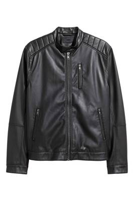 men's genuine lambskin leather biker jacket classic moto zip style stylish special 1