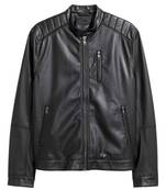 Men's genuine lambskin leather jacket leather motorcycle biker racer style jacket-cl-m200