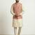 Gold banarasi dupion premium designer festive wear kurta pyjama with jacket set