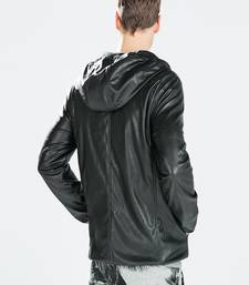 Men's genuine lambskin leather jacket leather motorcycle biker racer style jacket-cl-m208