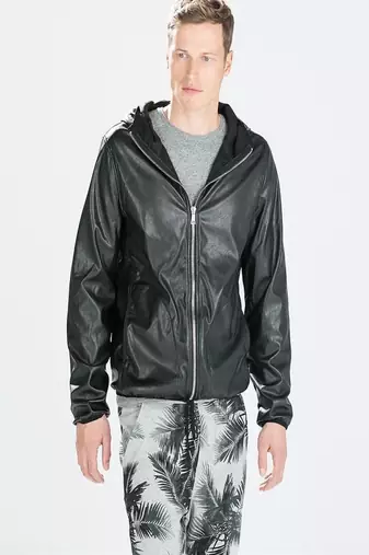 men's genuine lambskin leather biker jacket classic moto zip style stylish fine