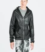 Men's genuine lambskin leather jacket leather motorcycle biker racer style jacket-cl-m208