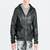 Men's genuine lambskin leather jacket leather motorcycle biker racer style jacket-cl-m208