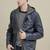Men's genuine lambskin leather jacket leather motorcycle biker racer style jacket-cl-m210