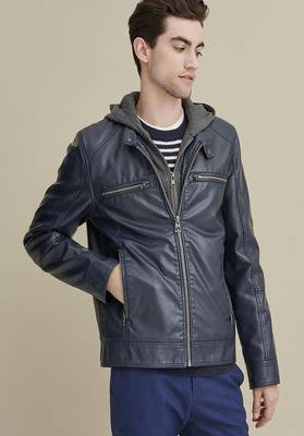 men's genuine lambskin leather biker jacket classic moto zip style stylish ultimate 3