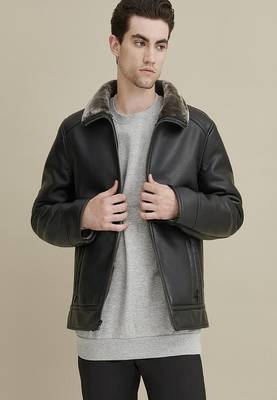 men's genuine lambskin leather biker jacket classic moto zip style stylish featured 1