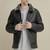 Men's genuine lambskin leather jacket leather motorcycle biker racer style jacket-cl-m212
