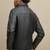 Men's genuine lambskin leather jacket leather motorcycle biker racer style jacket-cl-m216