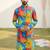 Multi cotton digital print premium designer festive wear kurta trouser set