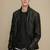 Men's genuine lambskin leather jacket leather motorcycle biker racer style jacket-cl-m217