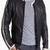 Men's genuine lambskin leather jacket leather motorcycle biker racer style jacket-cl-m219