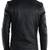 Men's genuine lambskin leather jacket leather motorcycle biker racer style jacket-cl-m229